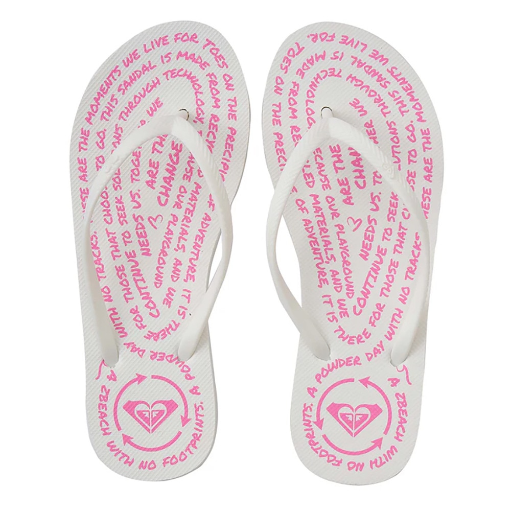 ロキシー（ROXY）（レディース）LOVE NOTE ビーチサンダル 25SPRSD251214WHT