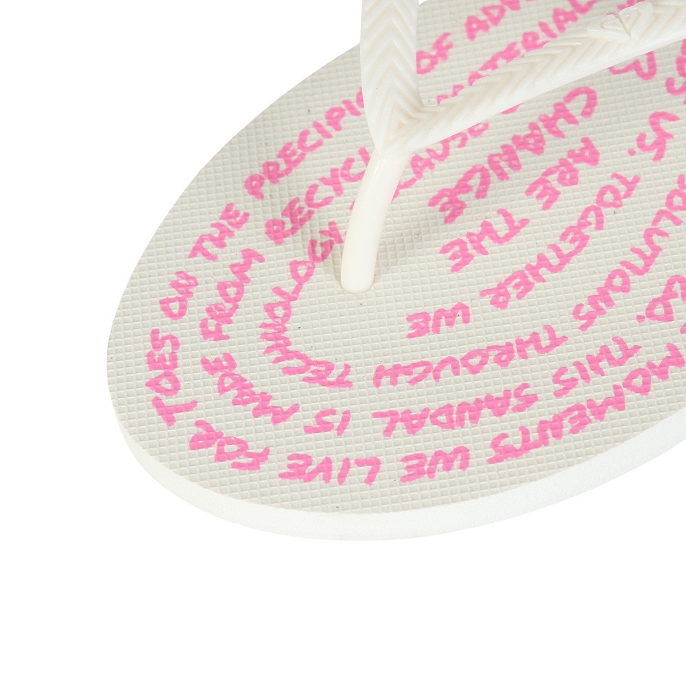 ロキシー（ROXY）（レディース）LOVE NOTE ビーチサンダル 25SPRSD251214WHT
