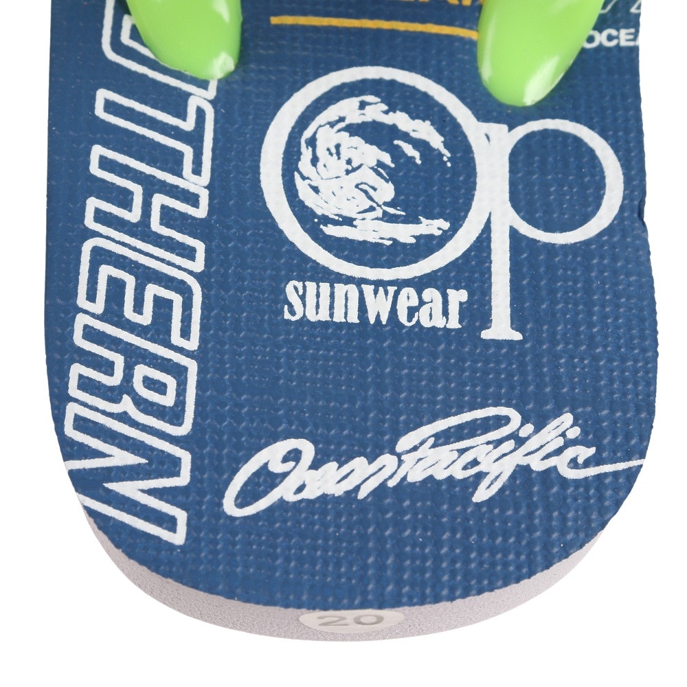 オーシャンパシフィック（Ocean Pacific）（キッズ）ビーチサンダル ビーサン ジュニア 子供 ボーイズ ネイビー 123507-NV