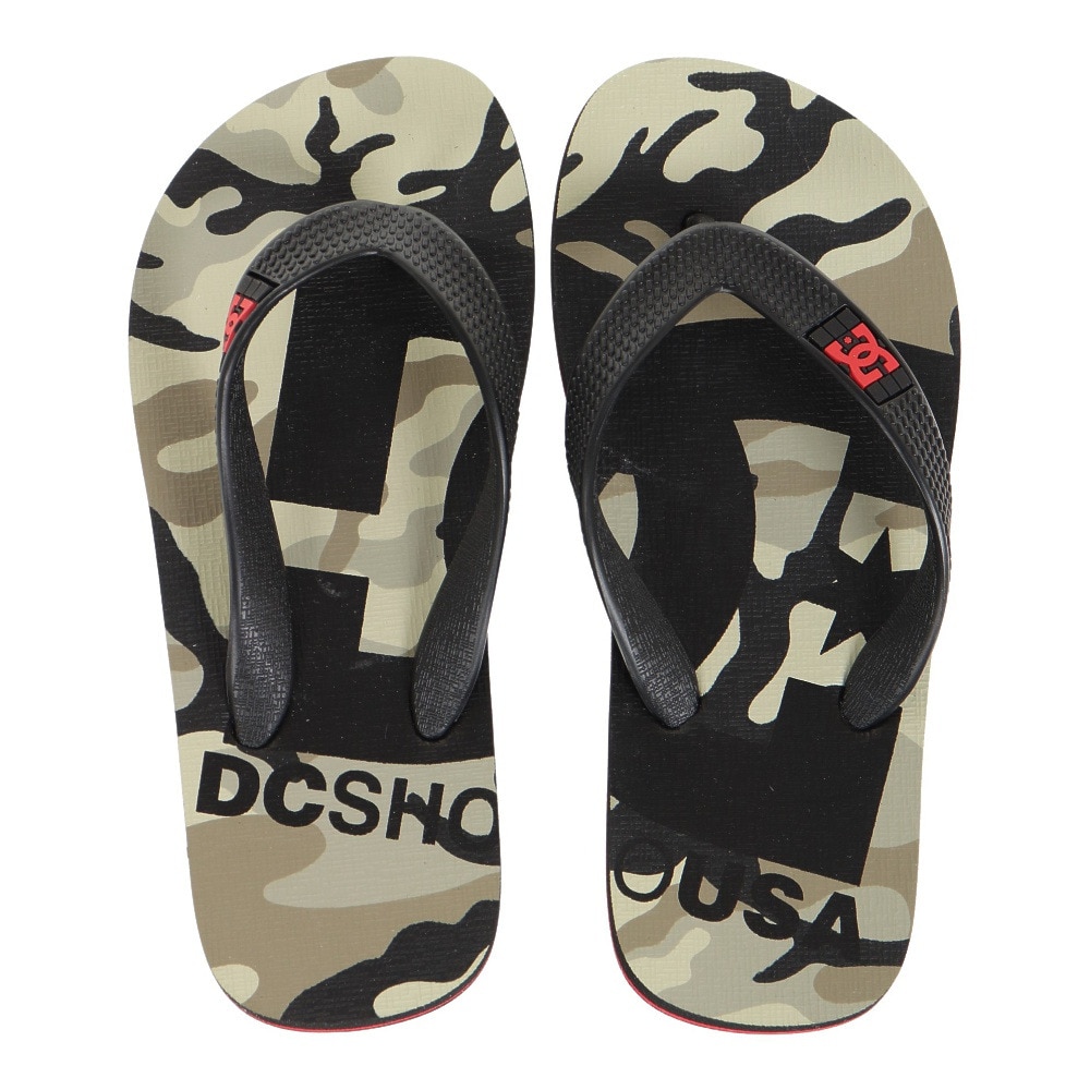 ディーシーシューズ（DC SHOES）（キッズ）ビーチサンダル 子供 男の子 水遊び 海 プール SPRAY GRAFFIK 23SPDK231014BLO