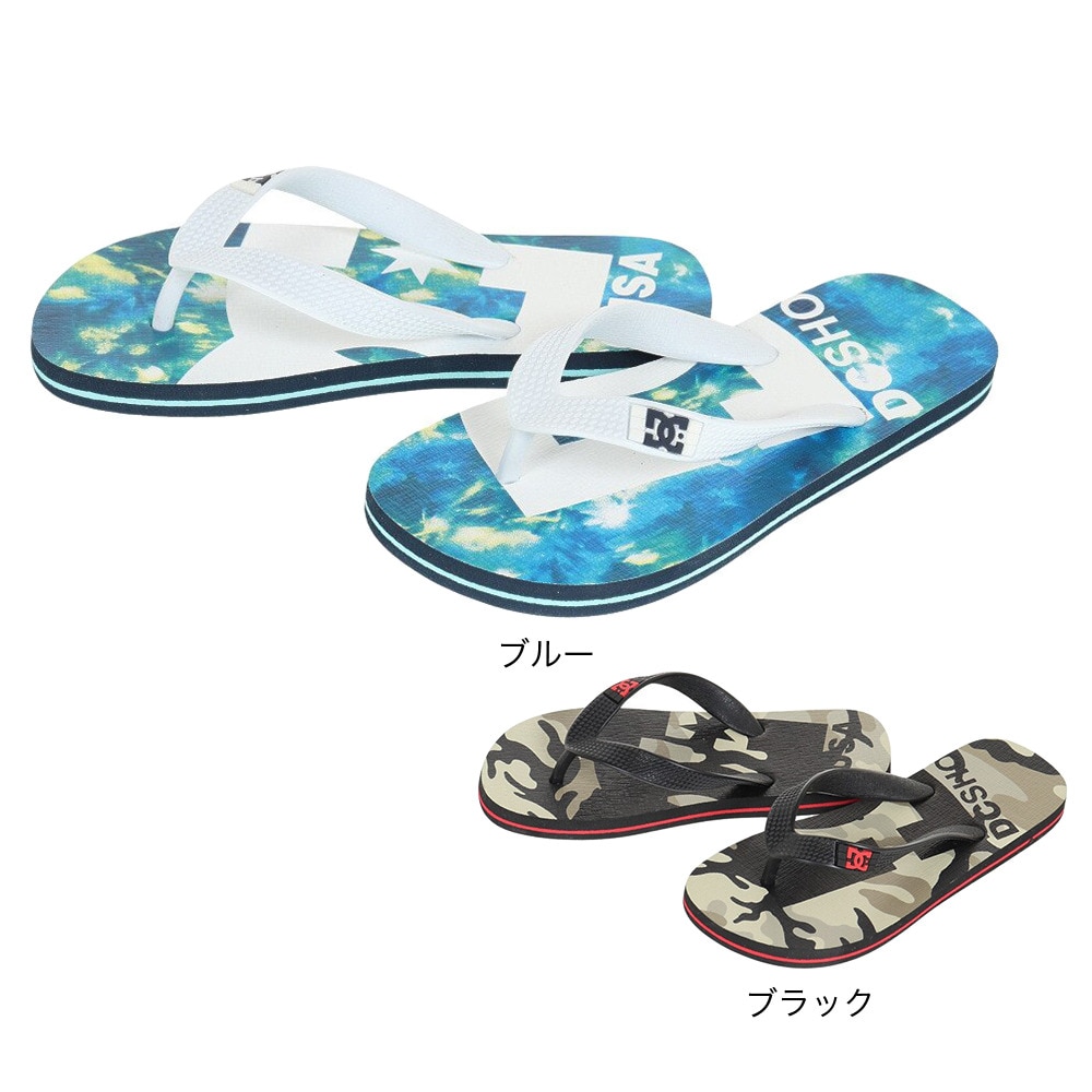 ディーシーシューズ（DC SHOES）（キッズ）ビーチサンダル 子供 男の子 水遊び 海 プール SPRAY GRAFFIK 23SPDK231014BLO