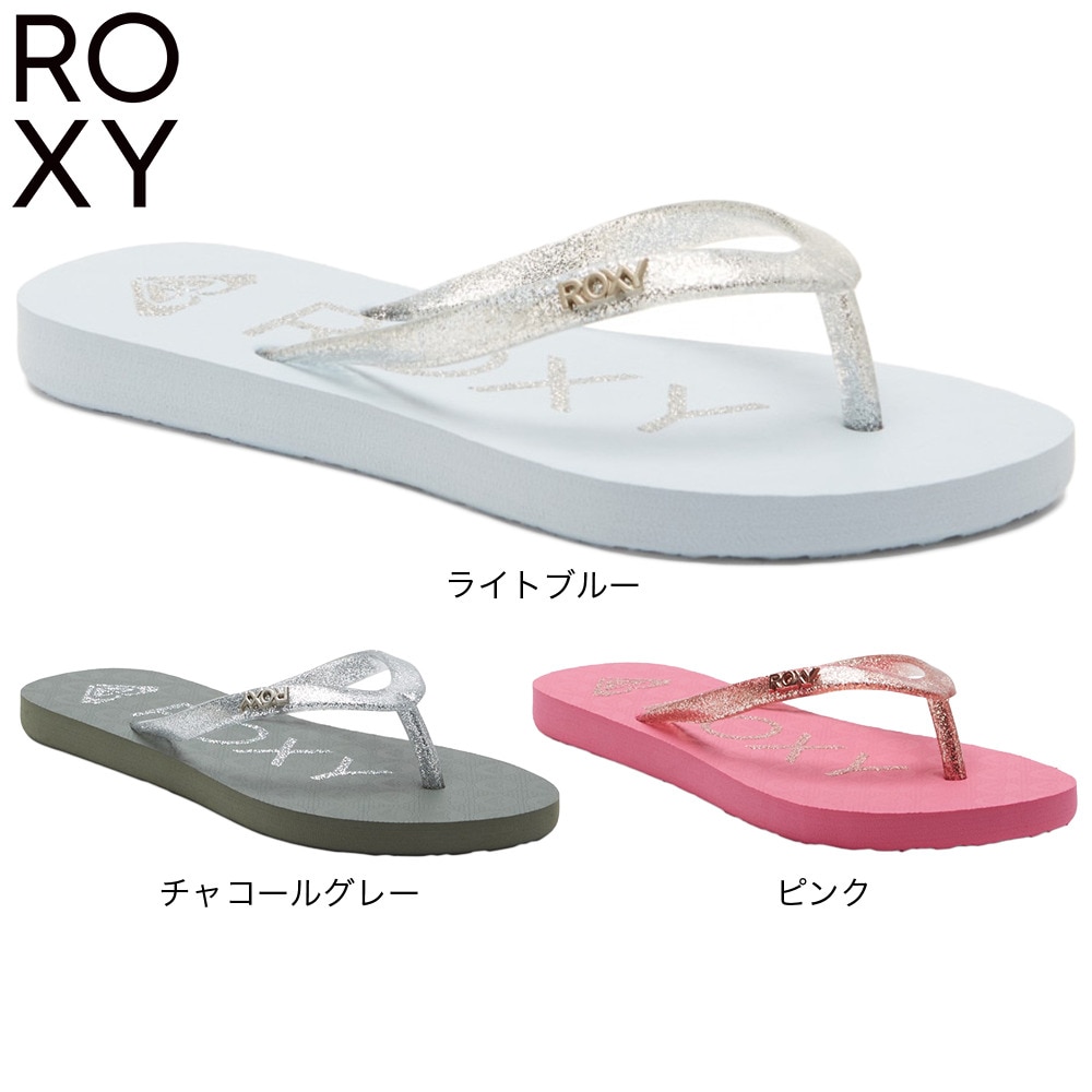 ロキシー（ROXY）（キッズ）キッズ RG VIVA SPARKLE ビーチサンダル 24SPTSD2412263LBL