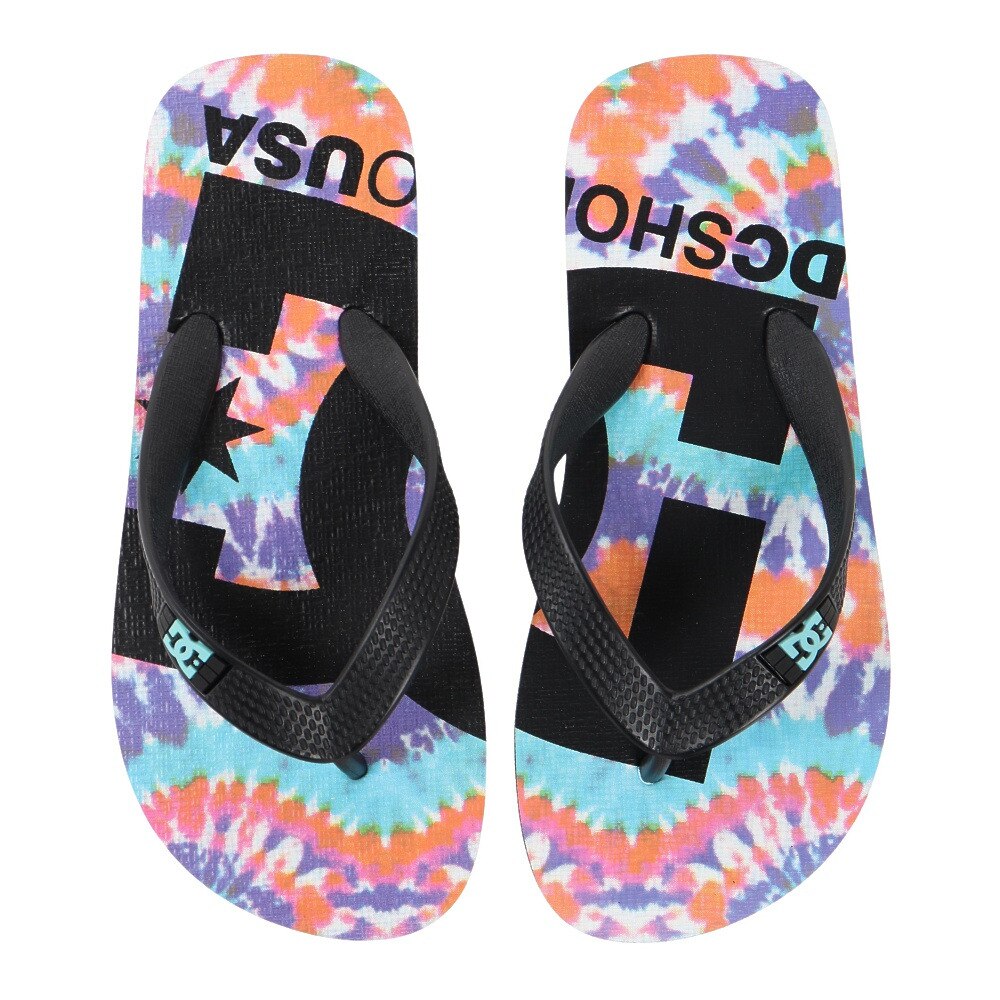 ディーシー・シュー（DC SHOE）（キッズ）ジュニア KS SPRAY GRAFFIK サンダル 22SPDK221015BK6