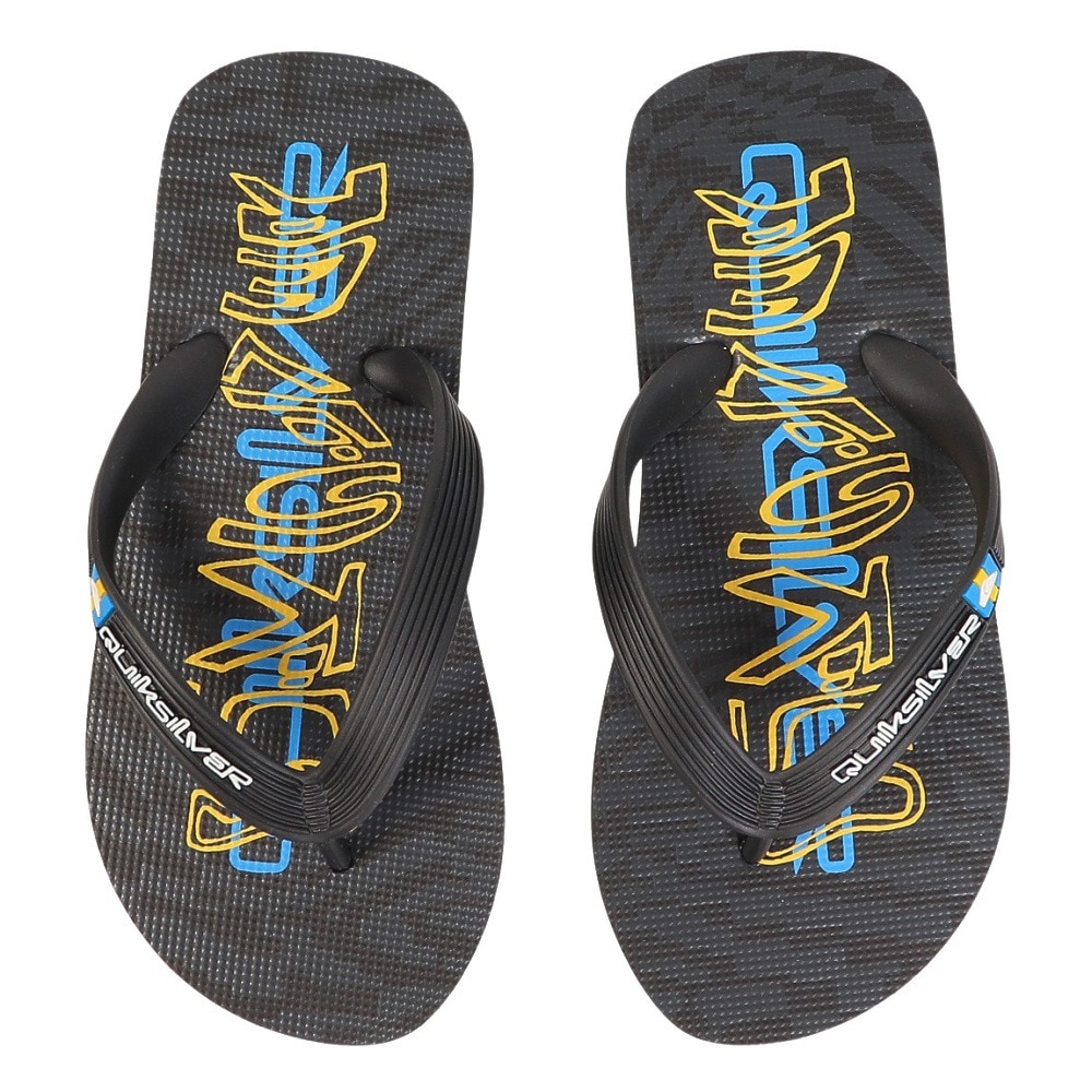 クイックシルバー（Quiksilver）（キッズ）ビーチサンダル ビーサン ジュニア 子供 水遊び MOLOKAI ART YOUTH 23SP KSD231956 KVJ5