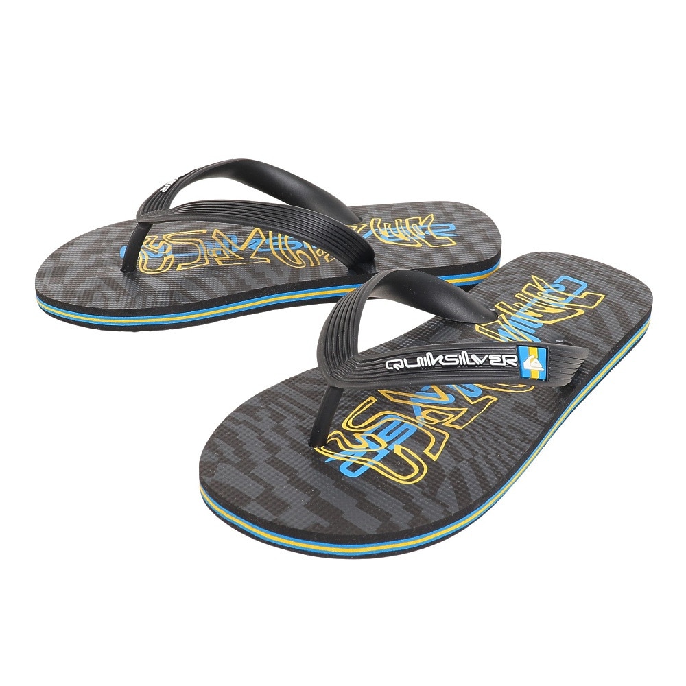 クイックシルバー（Quiksilver）（キッズ）ビーチサンダル ビーサン ジュニア 子供 水遊び MOLOKAI ART YOUTH 23SP KSD231956 KVJ5