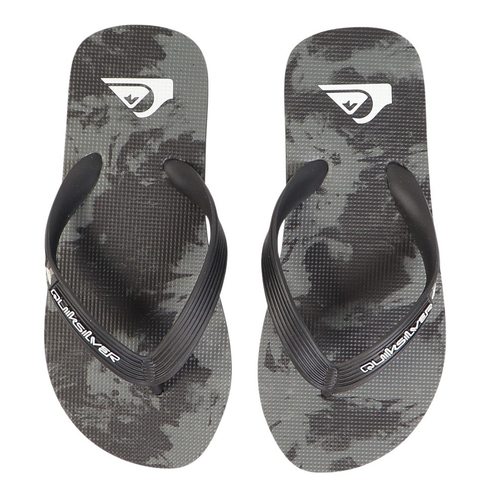 クイックシルバー（Quiksilver）（キッズ）ビーチサンダル ビーサン ジュニア 子供 水遊び MOLOKAI ART YOUTH 23SP KSD231956 XKSK