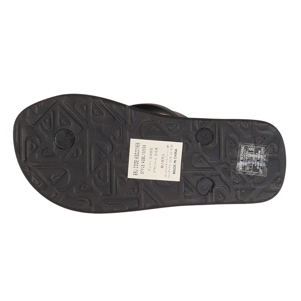 クイックシルバー（Quiksilver）（キッズ）ビーチサンダル ビーサン ジュニア 子供 水遊び MOLOKAI ART YOUTH 23SP KSD231956 XKSK