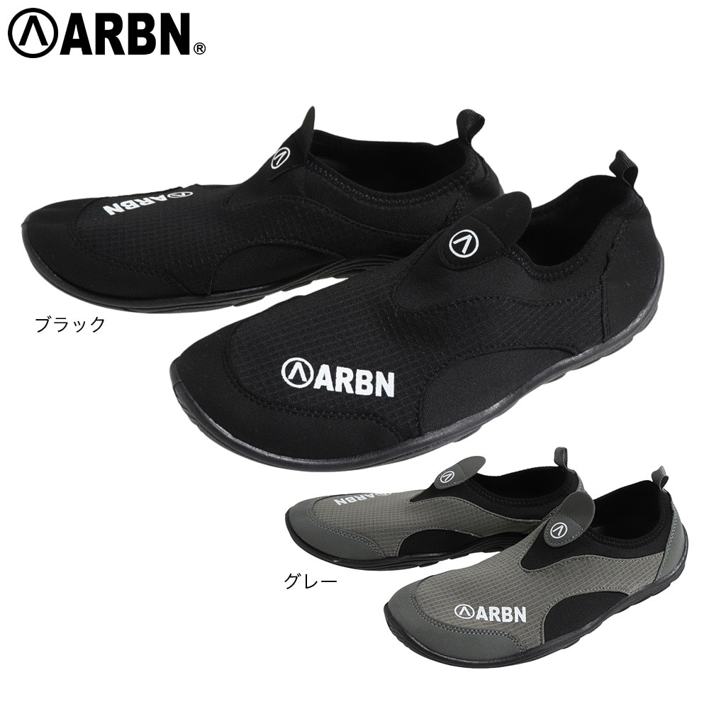 エアボーン（ARBN）（メンズ、レディース）マリンシューズ ウォーターシューズ 水陸両用 アウトドア レジャー AQUA SOCK AB2023SS-AQUA002-GRY
