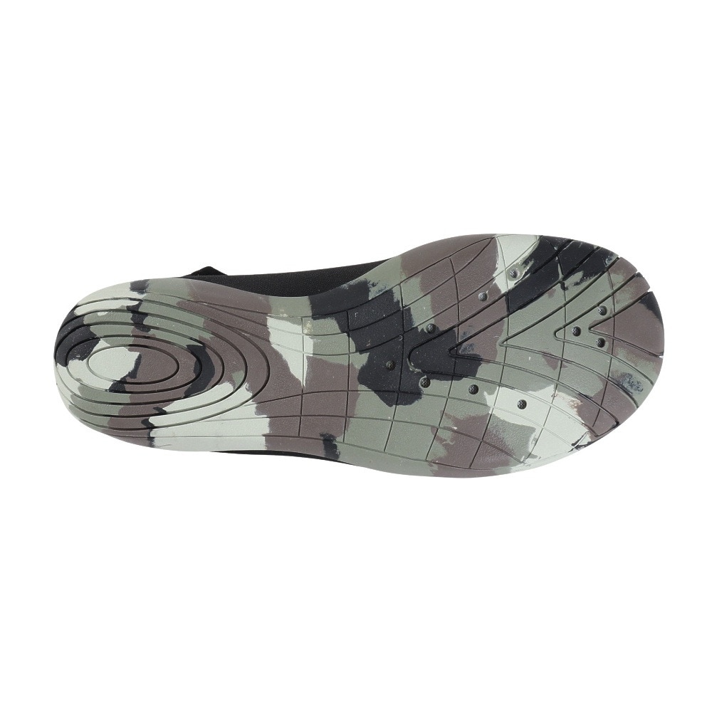 アクア（AQA）（メンズ、レディース）マリンシューズ ウォーターシューズ 水陸両用 BK/CAMO 24KW-4651