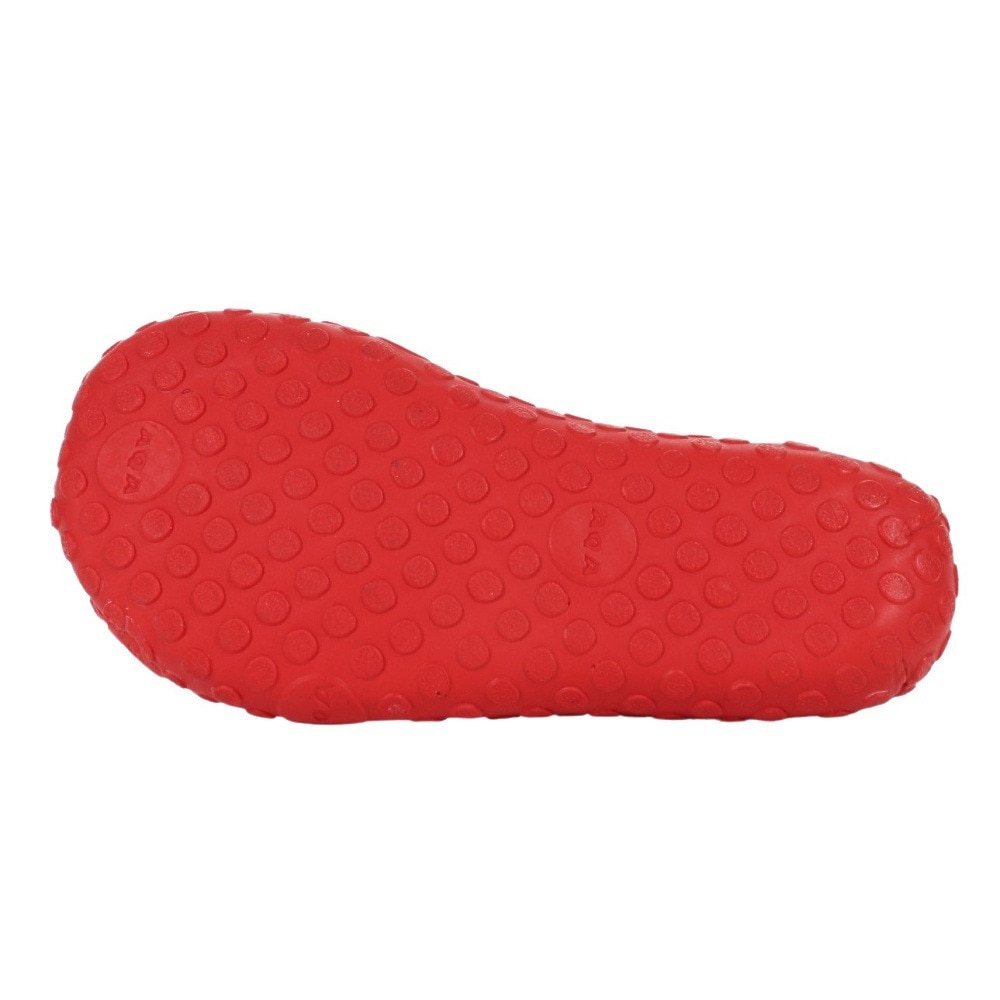 アクア（AQA）（キッズ）スノーケリングシューズ 子供 キッズ シュノーケル スノーケル 水遊び KW-4473N BLK/RED