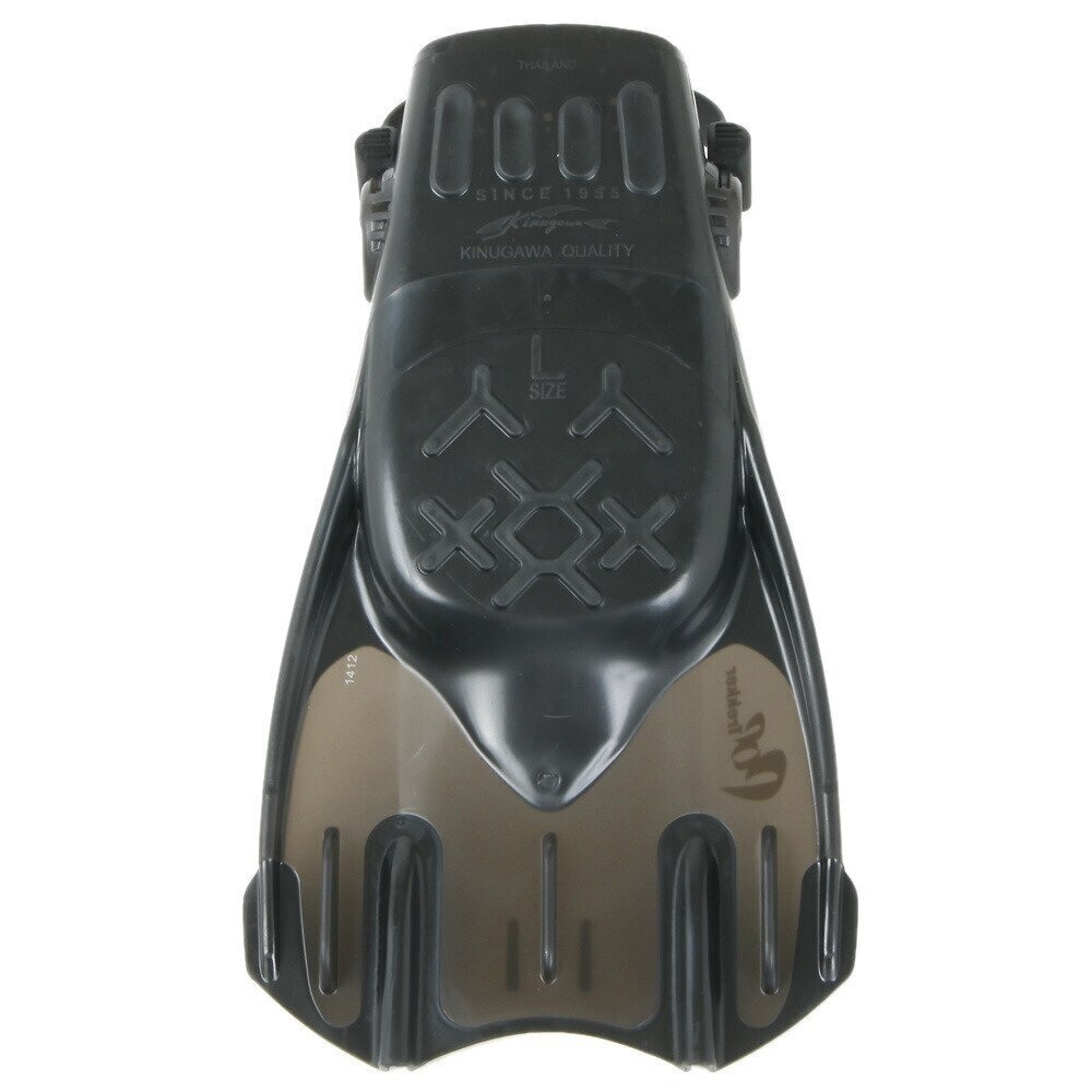 アクア（AQA）（メンズ）フィン 足ヒレ 男女兼用 シュノーケル シュノーケリング ポップトレッカー 22 KF-2511N BLK ブラック