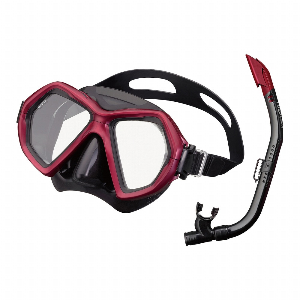 リーフツアラー（REEFTOURER）（メンズ、レディース）TUSA Sport シュノーケリングセット2点 大人用 25UC0106 BKMDR