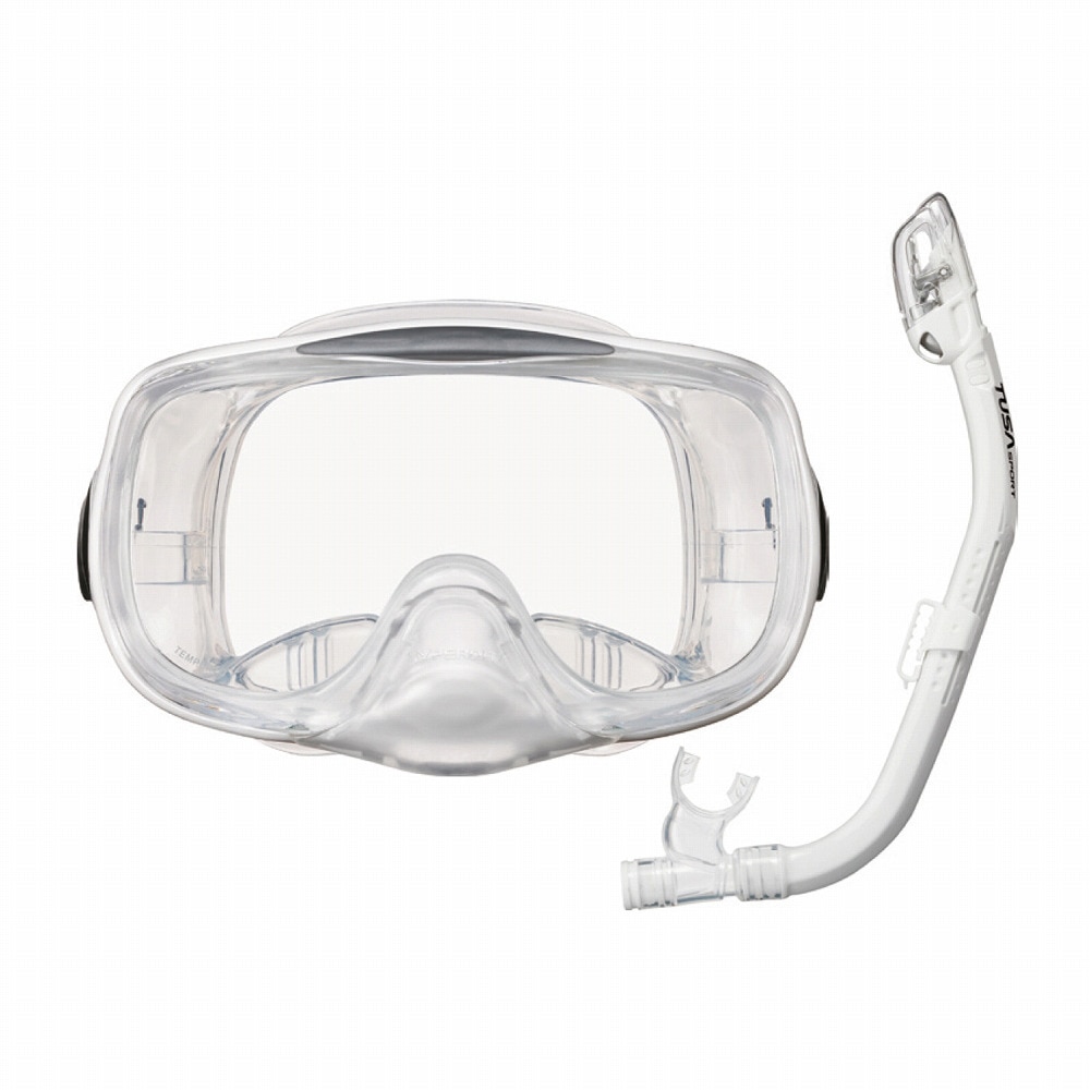 リーフツアラー（REEFTOURER）（メンズ、レディース）TUSAsport シュノーケリング2点セット広視界3眼タイプ 大人用 25UC0109 W