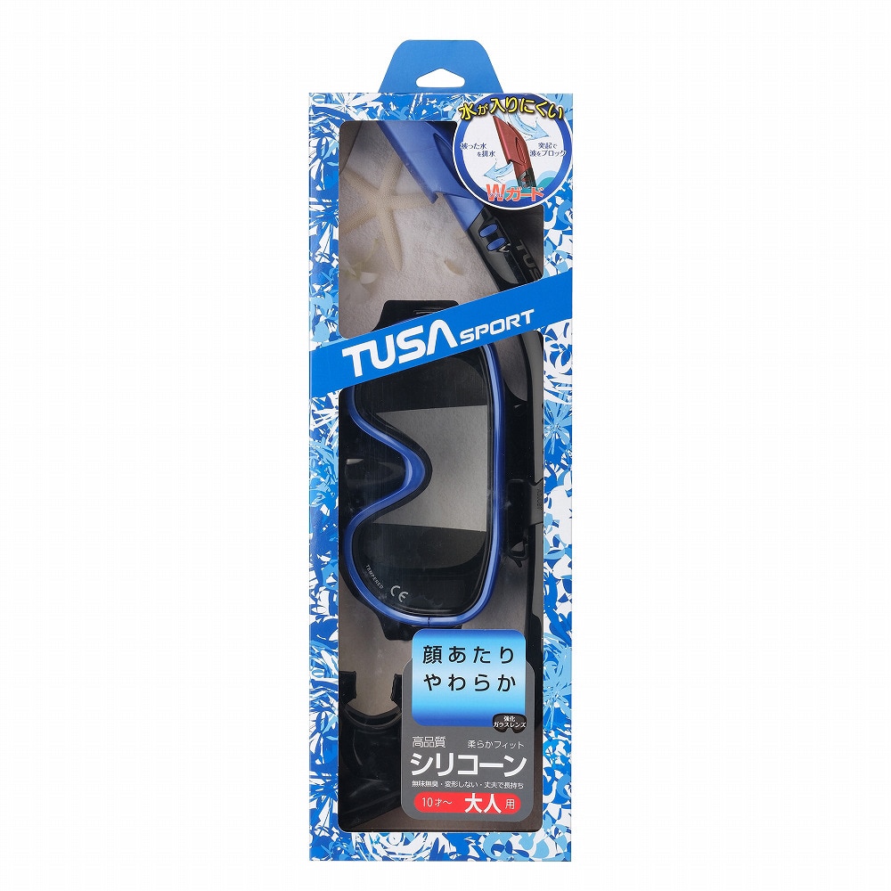 リーフツアラー（REEFTOURER）（メンズ、レディース）TUSAsport シュノーケル2点セット 25UC0110 BKMB