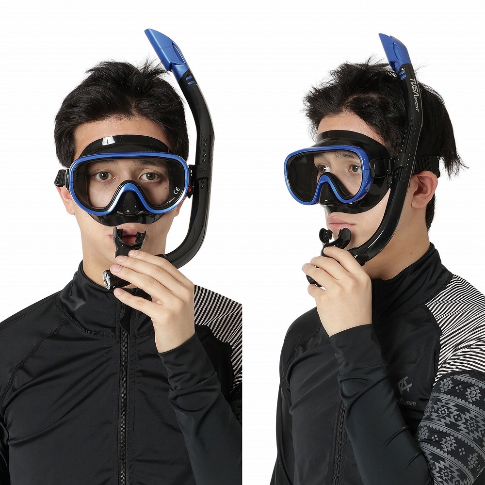 リーフツアラー（REEFTOURER）（メンズ、レディース）TUSAsport シュノーケル2点セット 25UC0110 BKMB