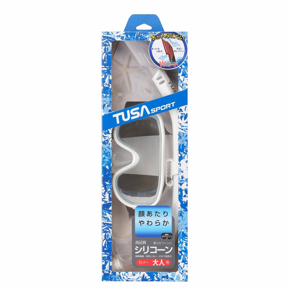 リーフツアラー（REEFTOURER）（メンズ、レディース）TUSAsport シュノーケル2点セット 25UC0110 W