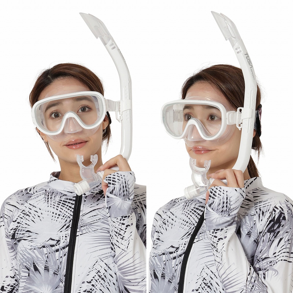 リーフツアラー（REEFTOURER）（メンズ、レディース）TUSAsport シュノーケル2点セット 25UC0110 W