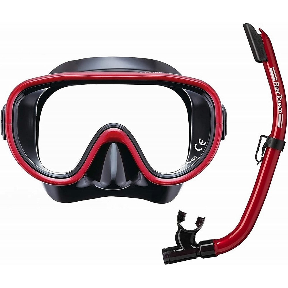 リーフツアラー（REEFTOURER）（メンズ、レディース）スノーケル セミシリコーン 2点セット 25RC9106 BKMDR