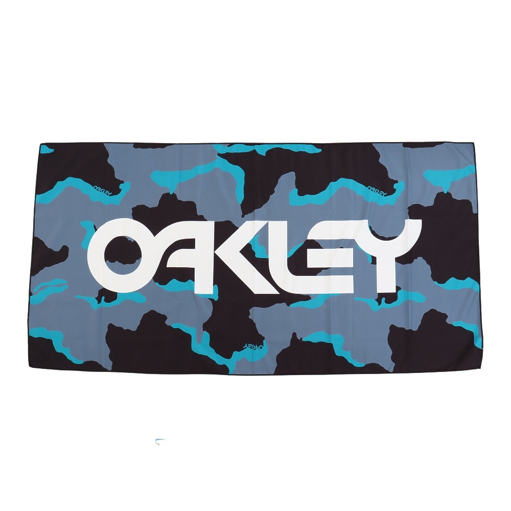 オークリー（OAKLEY）（メンズ、レディース、キッズ）Essential ビーチタオル FOS901443-9QR B1B CAMO BLACK/MINT/GREY