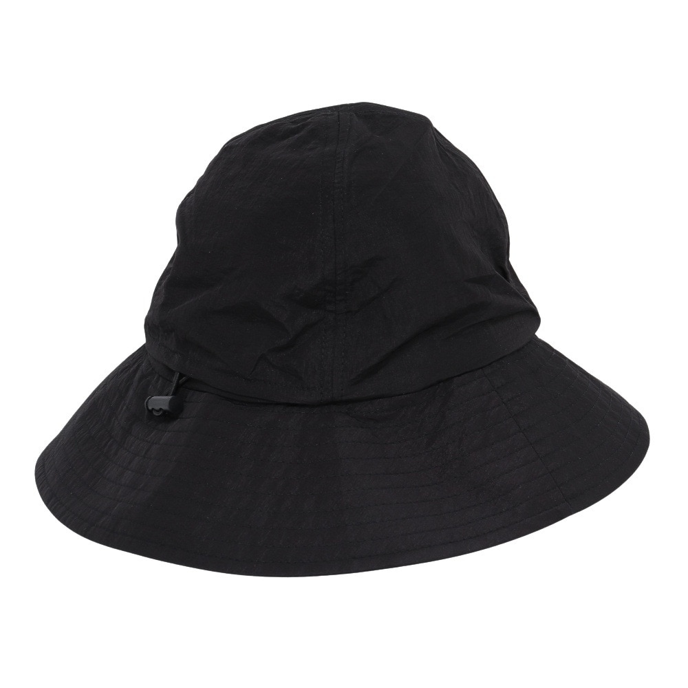 その他ブランド（OTHER BRAND）（レディース）風で飛ばない ツバ広 ハット WUV 04 BK