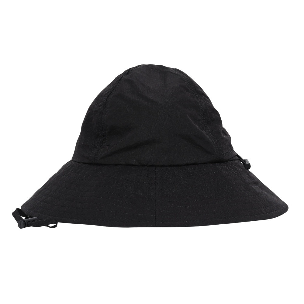 その他ブランド（OTHER BRAND）（レディース）風で飛ばない ツバ広 ハット WUV 04 BK