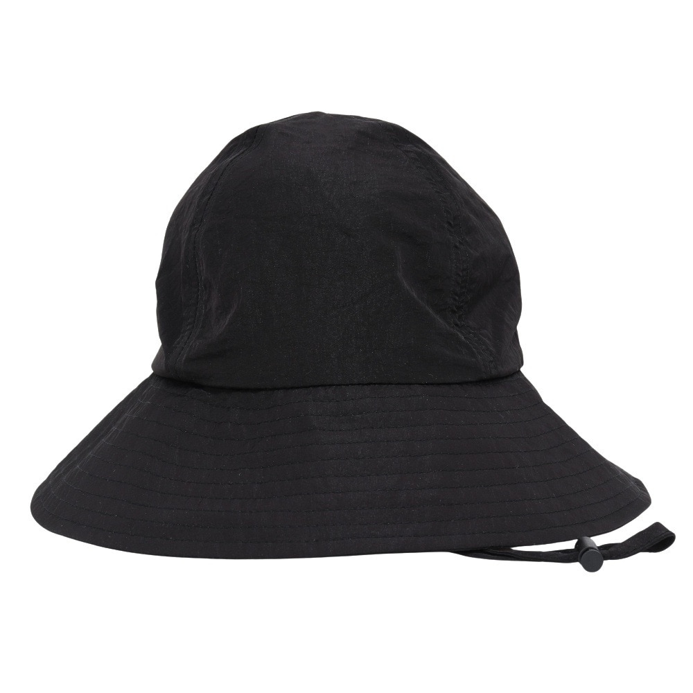 その他ブランド（OTHER BRAND）（レディース）風で飛ばない ツバ広 ハット WUV 04 BK