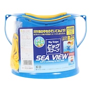 (メンズ、レディース、キッズ)水中メガネ 水中観察 海 潮干狩り ビッグスコープ 23KT SEA VIEW