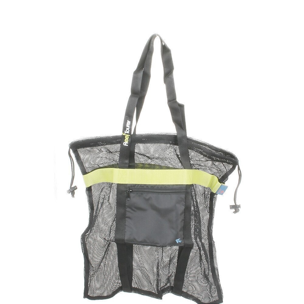 リーフツアラー（REEFTOURER）（メンズ、レディース）メッシュ トートバッグ RA0301 BK 海 シュノーケリング シュノーケル 一式収納