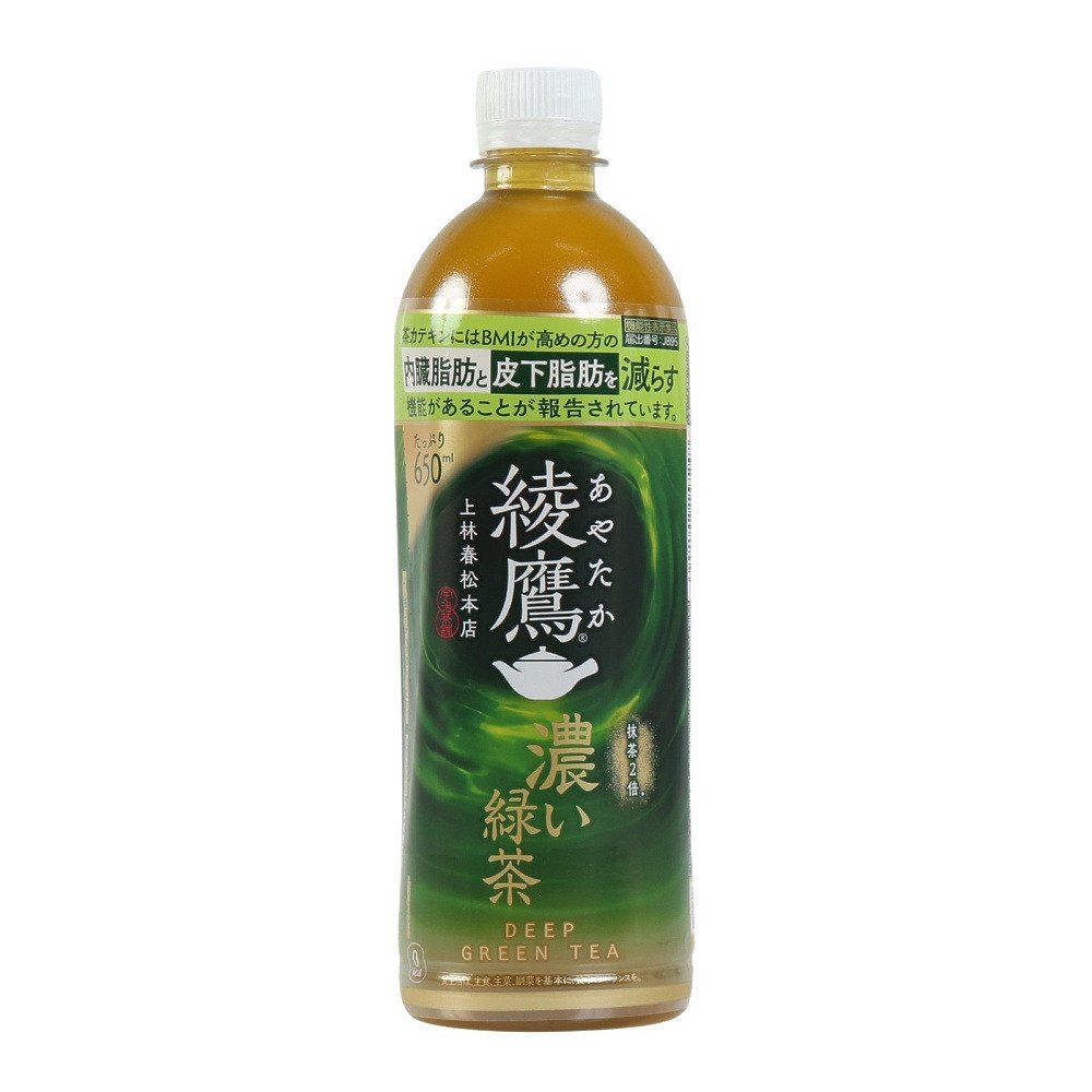 コカコーラ（Coca-Cola）（メンズ、レディース、キッズ）綾鷹 濃い緑茶 650ml 飲料 飲み物
