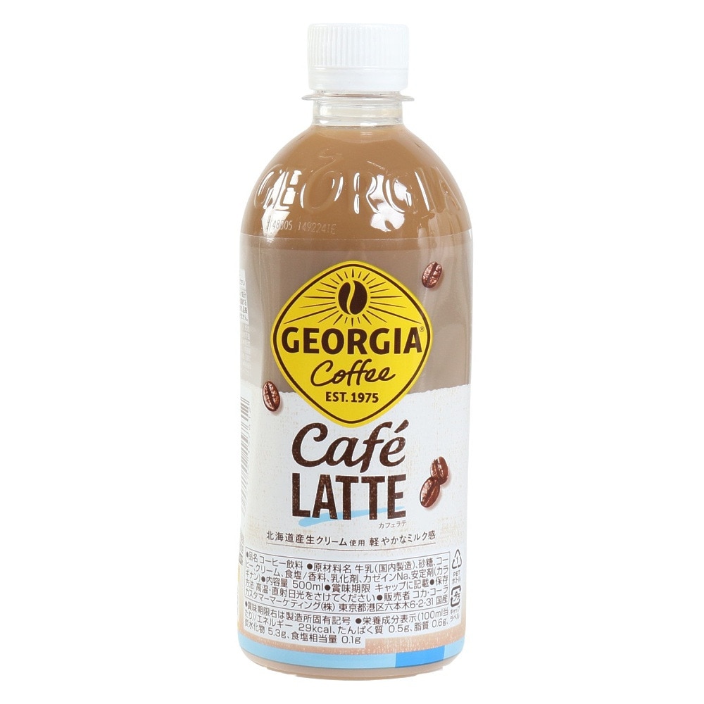 ジョージア（GEORGIA）（メンズ、レディース）コーヒー飲料 カフェラテ PET500ml コーヒー ラテ ミルク ペットボトル