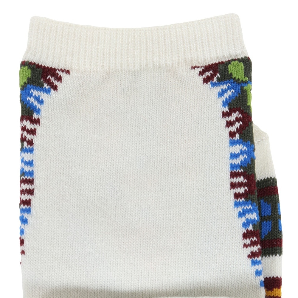 アミナ（amina）（レディース）24cmダシキミドルソックス CISP3101 WH