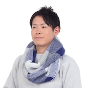 (メンズ、レディース)ネックウォーマー チェキスヌード CSNP9302 NV