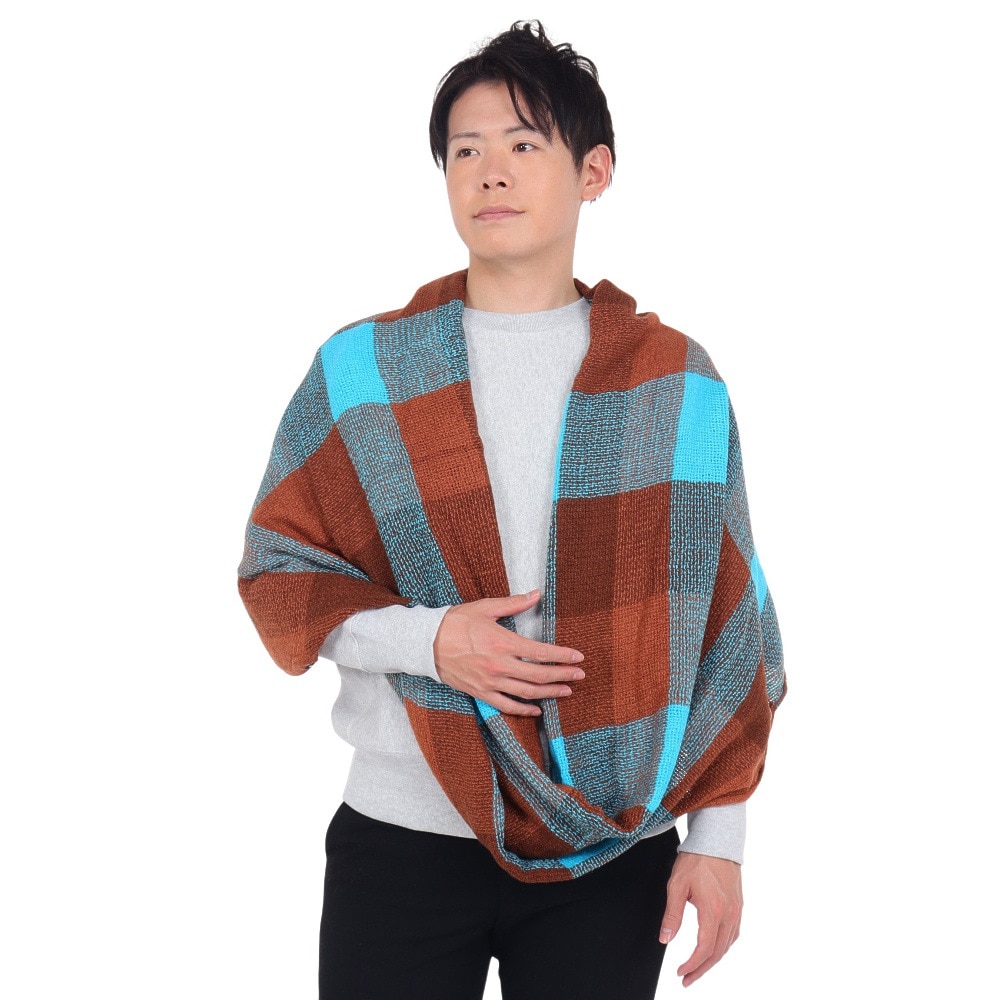 アミナ（amina）（メンズ、レディース）ネックウォーマー チェキスヌード CSNP9302 TQ