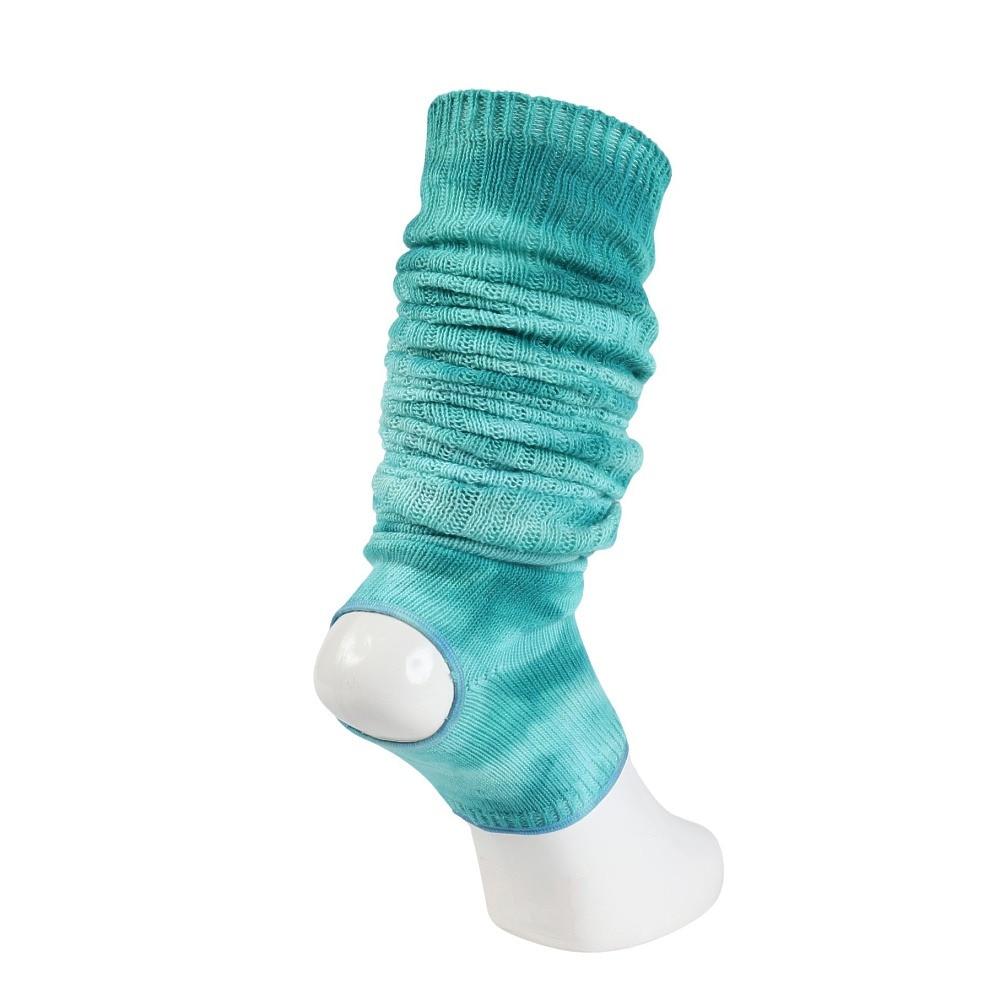 アミナ（amina）（レディース）タイダイレッグウォーマー CISP4106 GREEN