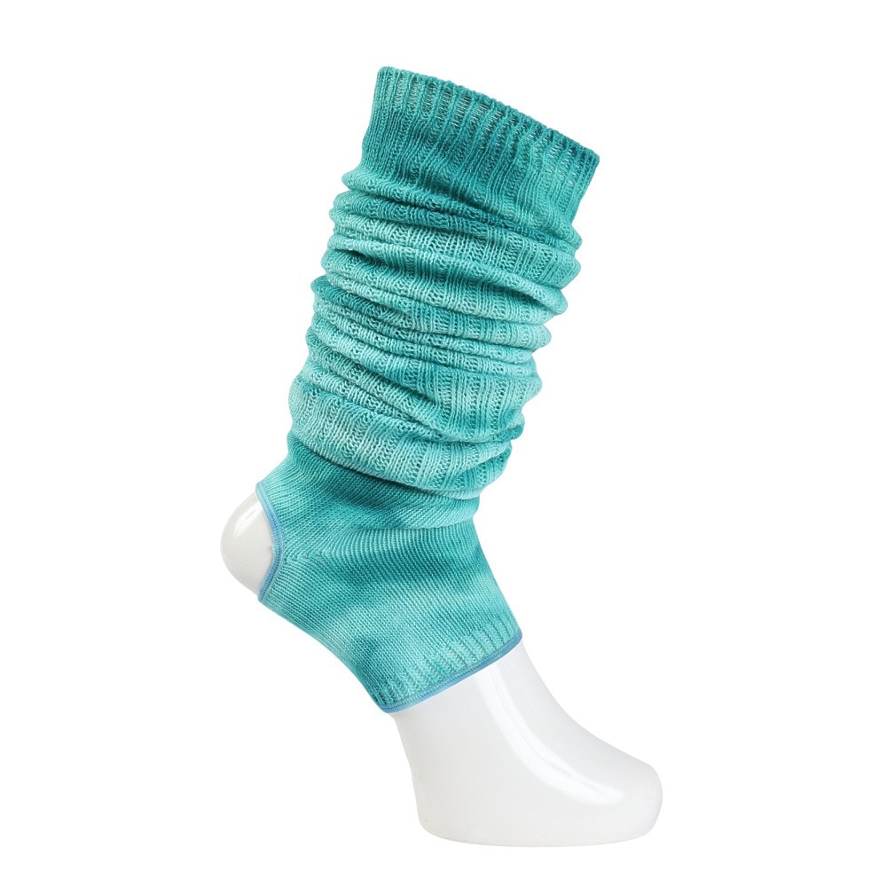アミナ（amina）（レディース）タイダイレッグウォーマー CISP4106 GREEN
