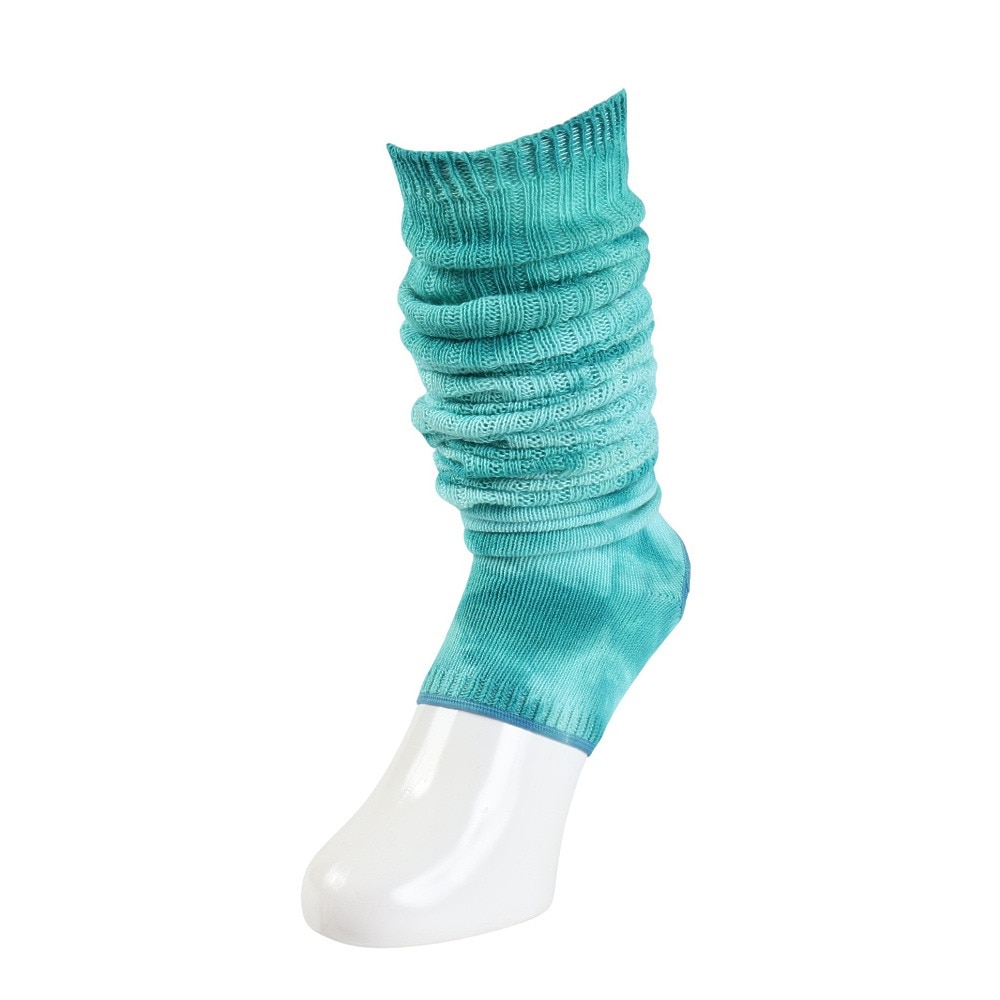 アミナ（amina）（レディース）タイダイレッグウォーマー CISP4106 GREEN