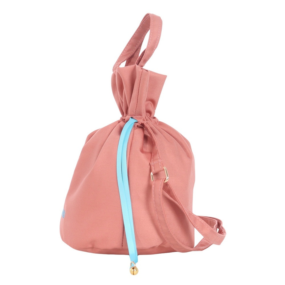アミナ（amina）（メンズ、レディース、キッズ）交差縫い巾着 ショルダー バッグ 7CRP4202 PK NEKO
