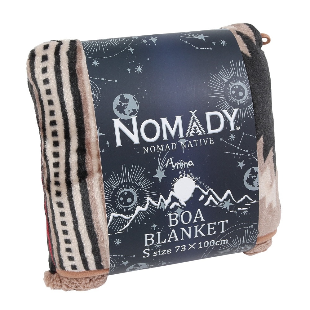 アミナ（amina）（メンズ、レディース）裏ボア NOMADY ブランケット S CCKP4301 BLACK 保温