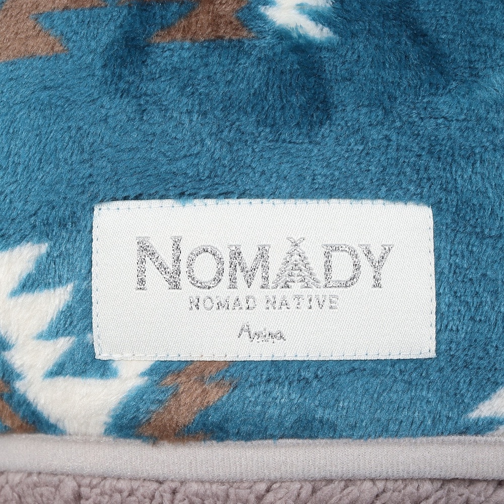 アミナ（amina）（メンズ、レディース）裏ボア NOMADY ブランケット S CCKP4301TQ BLUE