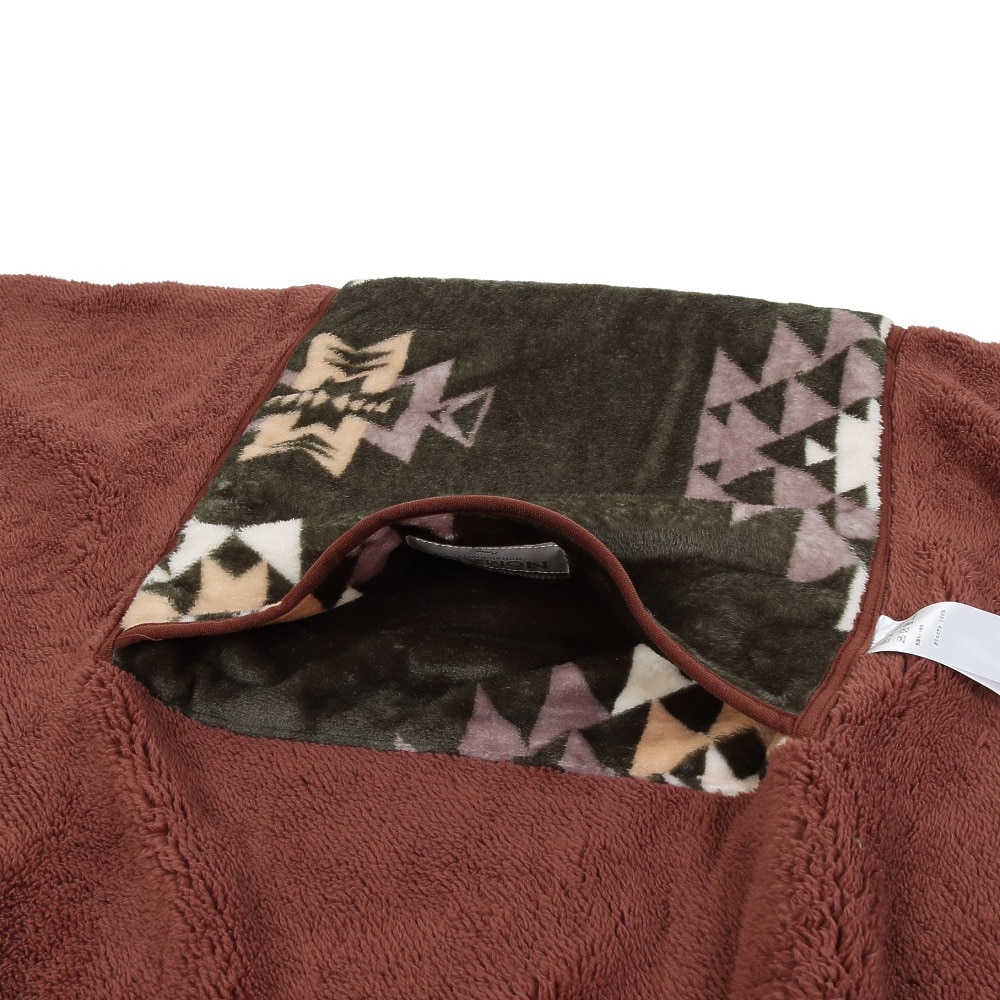 アミナ（amina）（メンズ、レディース）裏ボア NOMADY ブランケット M CCKP4302 KHAKI ポンチョ 保温