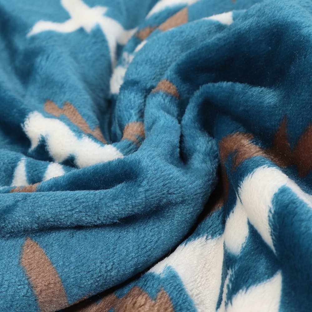 アミナ（amina）（メンズ、レディース）裏ボア NOMADY ブランケット XL シングルサイズ CCKP4303TQ BLUE 保温