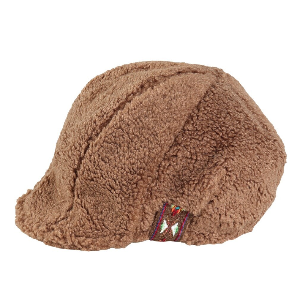 アミナ（amina）（メンズ、レディース）プラムファー キャップ JTYP3305 CAMEL キャラメル