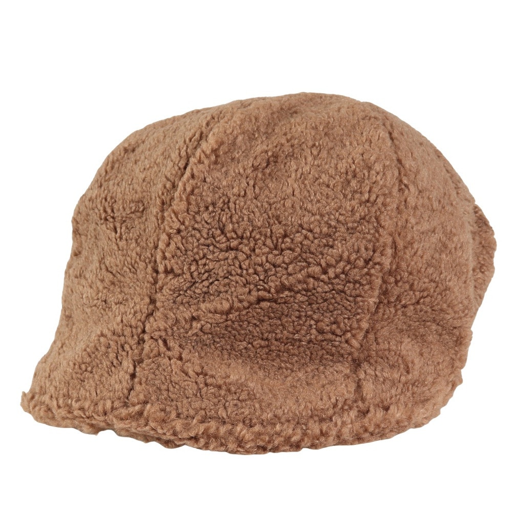 アミナ（amina）（メンズ、レディース）プラムファー キャップ JTYP3305 CAMEL キャラメル