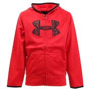 アンダーアーマー（UNDER ARMOUR）（キッズ）デジタルビッグロゴ フルジップフーディ 1316478 RED/BLK オンライン価格