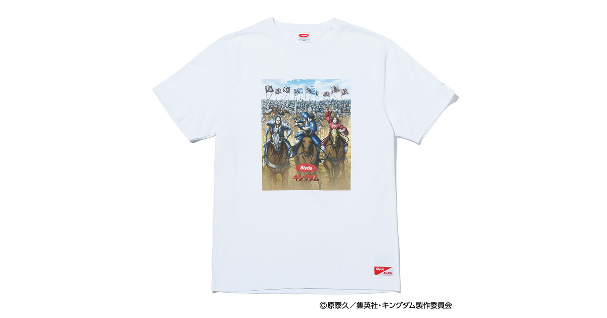 キングダム 3 Squads 半袖tシャツ Sl Kingdom110 Wht スライド スーパースポーツゼビオ