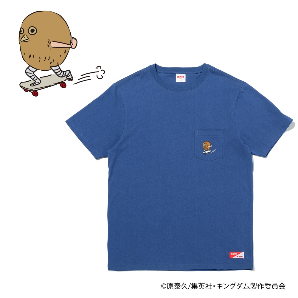  キングダム TEN (河了貂) ポケット付き 半袖Tシャツ SL-KINGDOM112-nvy オンライン価格