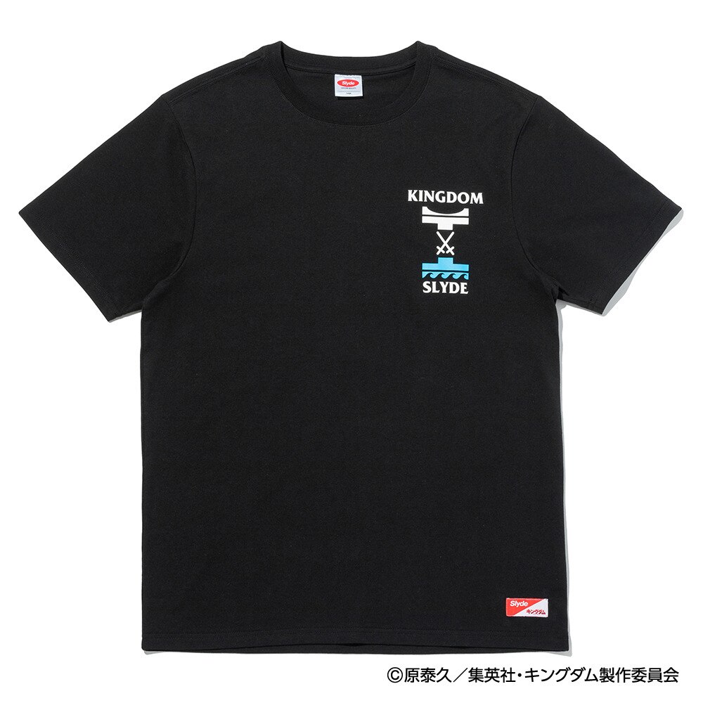  キングダム BATTLE ロゴ 半袖Tシャツ SL-KINGDOM113-blk オンライン価格