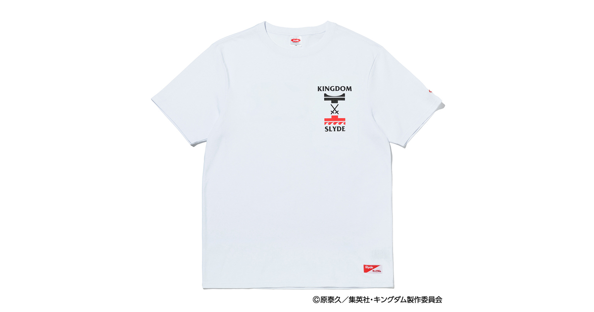 キングダム Battle ロゴ 半袖tシャツ Sl Kingdom113 Wht 先行予約受付中 7 16まで スライド ヴィクトリア