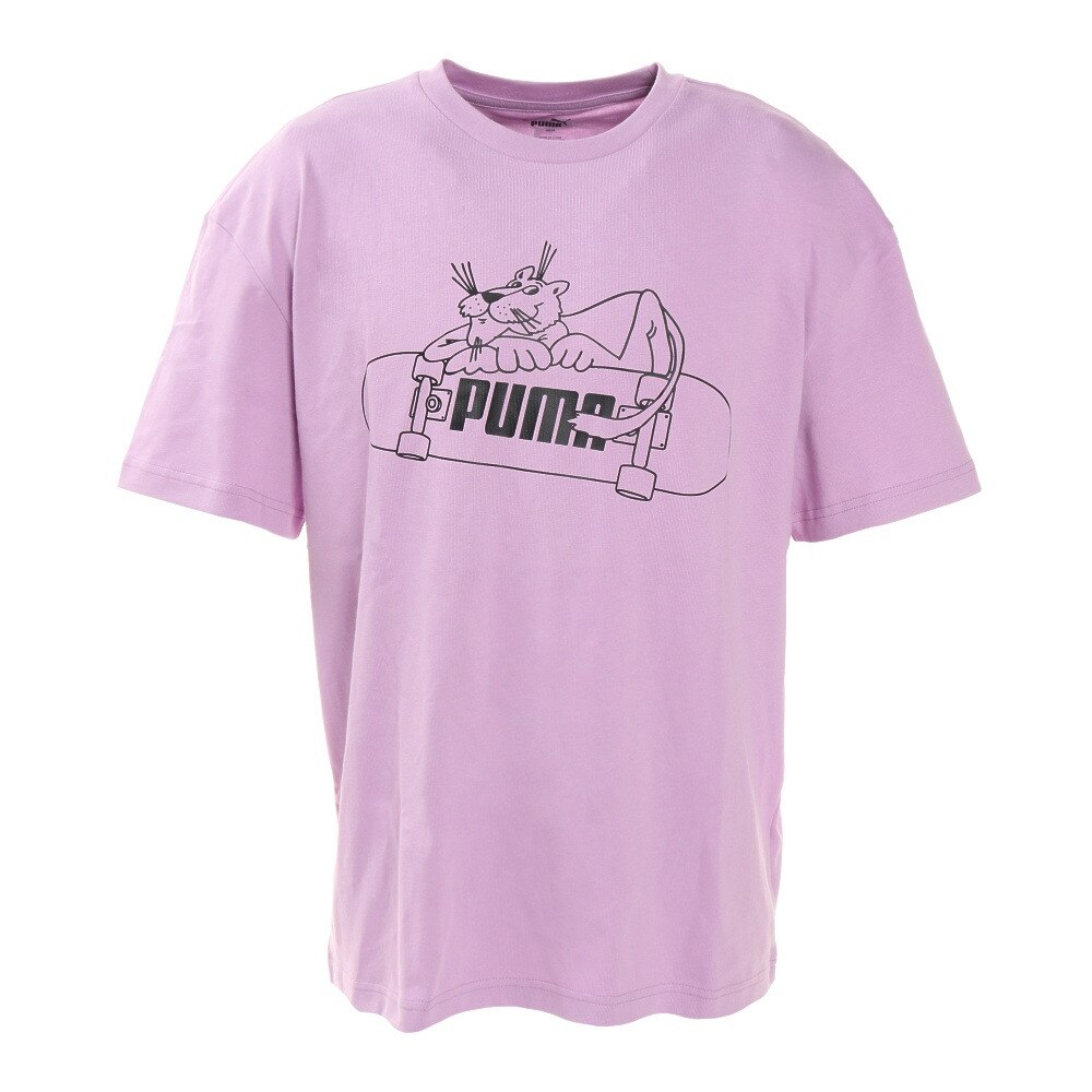  SUPER PUMA 半袖Tシャツ 587604 03 PPL スポーツウェア