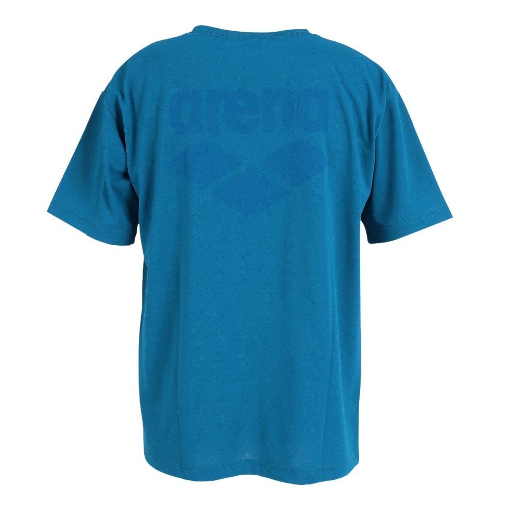 アリーナ（ARENA）（メンズ）BEACHSIDE LIFESTYLE Tシャツ メンズ 半袖 ビッグロゴTシャツ ARS-20XB11 ブルー BLU ビーチサイド ライフスタイル